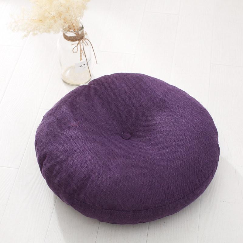 Washable Japanese-Style Thick Linen Tatami Floor Cushion for Living Room