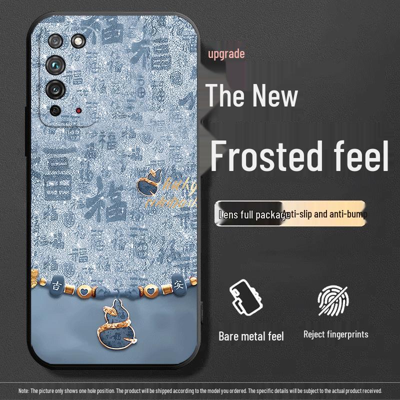 Honor X10 Anti-Fall Silicone Phone Case: Creative Cartoon Design, Soft and Durable.