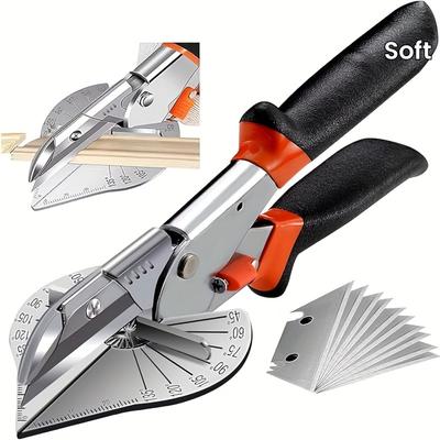 45-135 Degree Multi Angle Miter Shear Cutter Hand Tools Soft Wood Cutter Black Adjustable Angle Cutter 