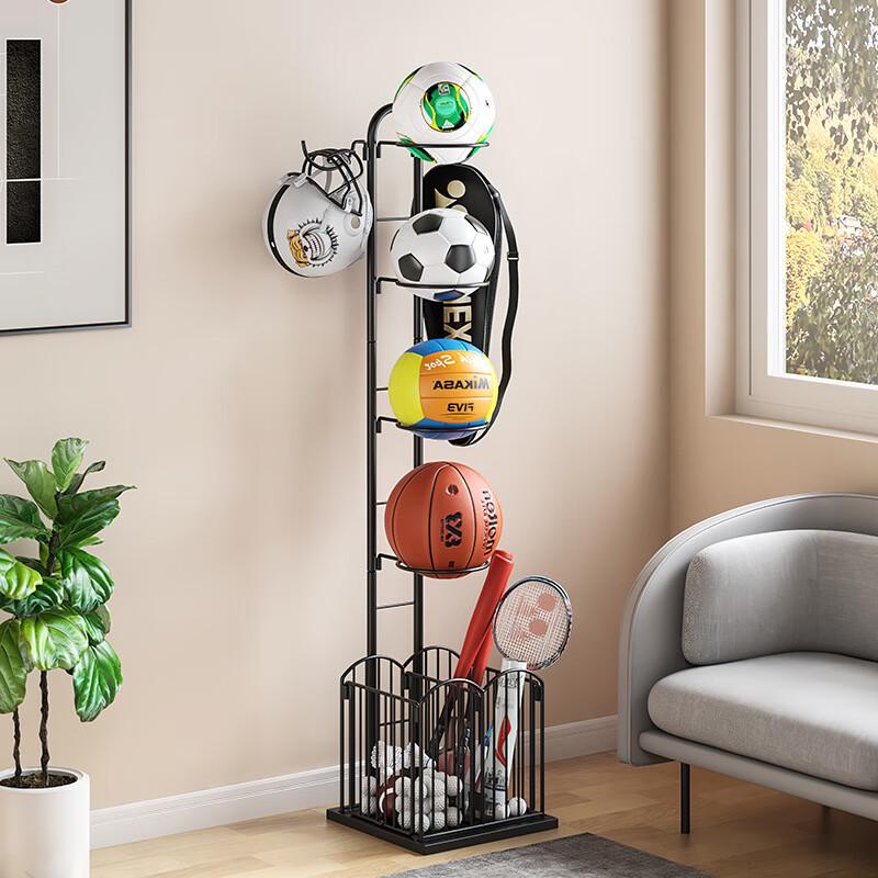 Basketball Storage and Display Rack