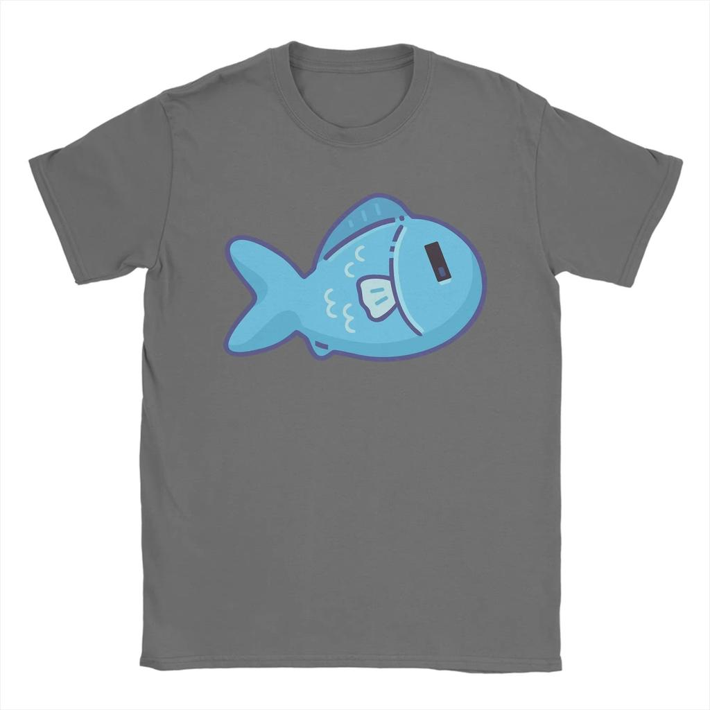 Cute Fish 100 Cotton T Shirt for Couple Beach  Y2K Basic T Shirts O-Neck Fashion Tee Shirt  Tops Winter Comfortable Innerwear