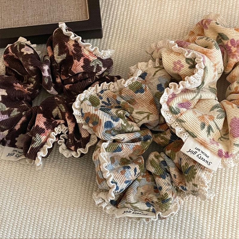 

Elegant Lace Rose Hair Tie & Scrunchie for Women