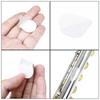 20 szt. Silikonowe Podkładki Ochronne na Kciuk 0,3/0,5 mm Naklejki Ochronne na Palce Fletu Flet Antypoślizgowa Naklejka na Instrument Dęty