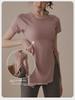 Women's Summer Breathable Yoga Set: Drawstring Pants & Short-Sleeve Top for Pilates & Fitness