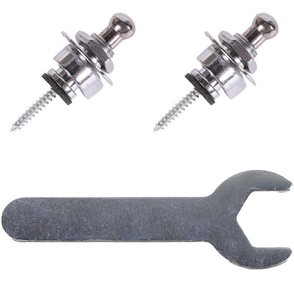 

Anti-Slip Metal Guitar Strap Lock and Button for Acoustic & Electric Guitars