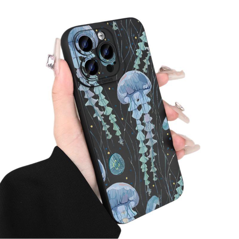 Ocean Jellyfish iPhone Case: Compatible with iPhone 11 To 15