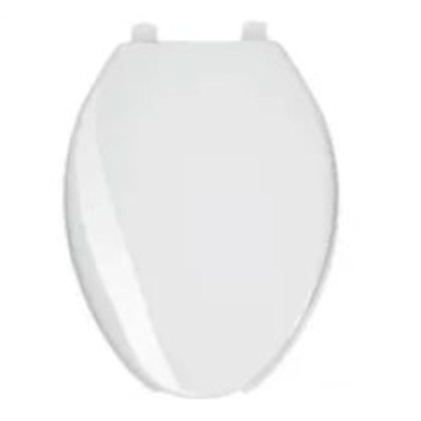 

Slow Close Toilet Seat Thickened White PP Quick Installation Household Toilet Lid for Replacement