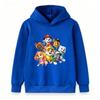 Kids Boys Girls Cartoon Printed Hoodie Cute Puppy Pattern Casual Pullover Sweatshirt For Children Daily Wear