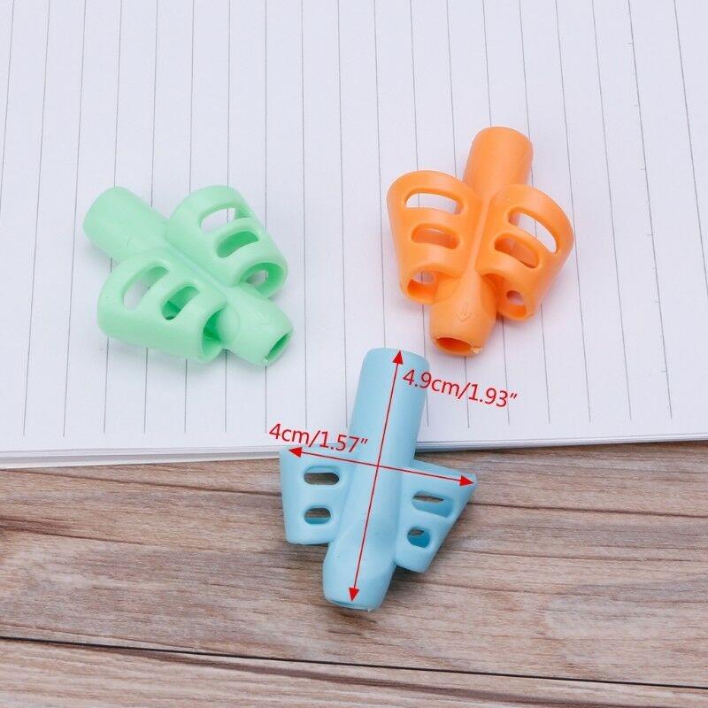 12/6/1PCS Pencil Grip Writing Corrector, 2/3 Finger Posture Correction Trainer, Pen Grip Holder for Kids Students