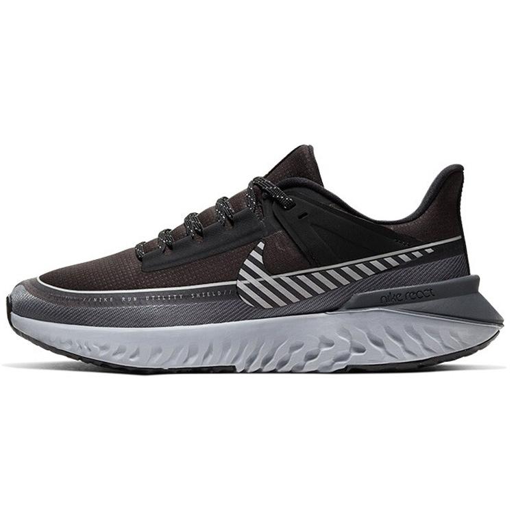 Nike Legend React 2 Shield Черный Отражающий Серебристый Женские BQ3383-001 36
