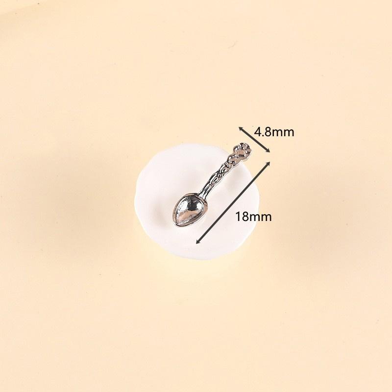 

10 шт. 1:12 миниатюрных ложек для кукольного домика, винтажные мини-столовые приборы из металла, ложки, игрушки, столовые приборы, кухонный декор для кукольного домика, аксессуары as the picture