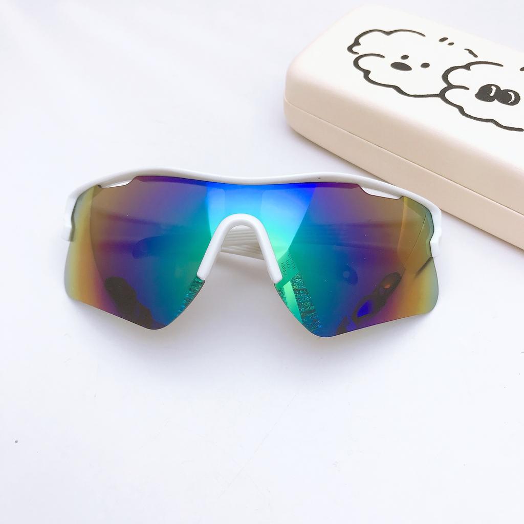 Kinder Radsport Sport Sonnenbrille Jungen und Mädchen Outdoor Radbrille Sonnenbrille Brille