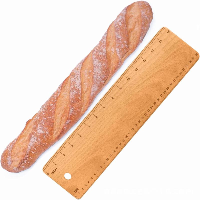 Wooden Transfer Peel 15 Inch French Bread Flipping Board Dual Scale Baking Tool for Pizza Oven Home Kitchen