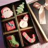 Christmas Tree Snowman Socks Styling Cake Chocolate Molds Ice Cube Tray Baking Kitchen Accessories Small Tools Home Bakeware