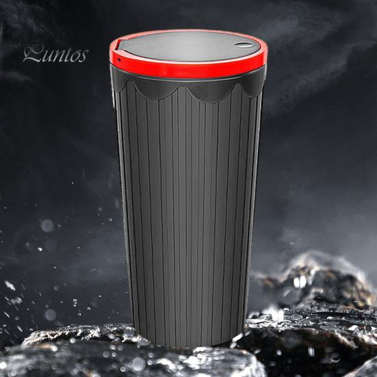 Car Trash Can Bin with Lid Vehicle Garbage Can Cup Holder Car Organizers And Storage for Front Seat Accessories