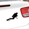 Autos Auto Teile Körper Fahrzeug Aufkleber Fenster Reflektierende Aufkleber Ornamente Auto Taucher Scuba