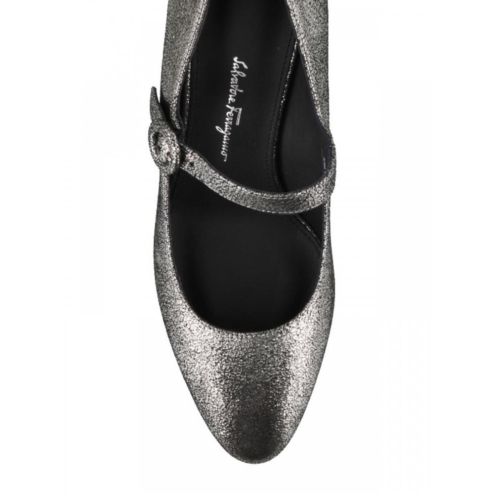 Ferragamo Salvatore Ferragamo OrtenSia Women S 718282 Silver pumpS Multi