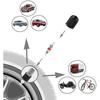 64 Pieces Valve Core Repair Tool, 3 Pieces Car Bike Tire Valve Remover, 1 Piece 4-way Valve Core Tool, 20 Pieces Tire Valve Caps, 40 Pieces Valve Core