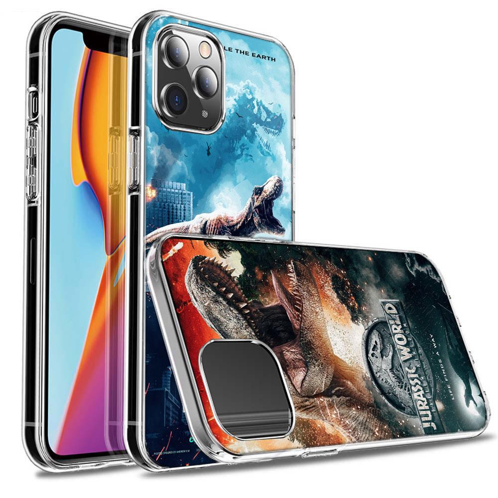 New World Jurassic Park Phone Case For Iphone 16E 15 Pro 14 Plus 17E 16 17 Pro Max Air 11 12 13 Mini Shockproof Capa Cute Cov