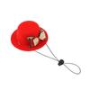 Adjustable Pet Christmas Hat Scarf Soft Christmas Cat Bow Tie Pet Christmas Bow Hat  for Puppy Cats