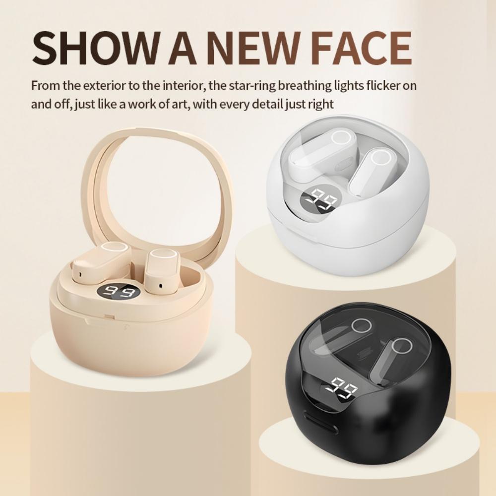 TWS Wireless Bluetooth Earphone Noise Canceling Headphones HiFi Stereo Earbuds Sport Headset with Digital Display Charging Case