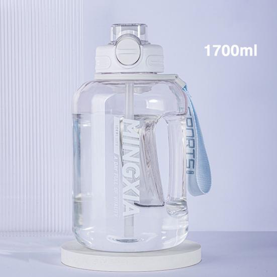Großer Glasbecher Mit Deckel & Strohhalm – 1,2 Liter, Borosilikatglas, Spülmaschinenfest, Perfekt Für Unterwegs