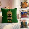 Mayas Adventures Cushion Cover Natural Linen Organic Fabric DoubleSided Printing Couch Pillow Covers Home Decor