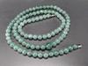 [Ishimachi] Dark Jadeite Necklace, Approx. 6mm Beads, Approx. 60cm Length, Natural Stone, Genuine Jadeite, Five Virtues Amulet