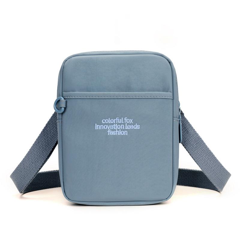 Summer Messenger Small Bag Portable Large Screen Mobile Phone Bag Simple and Versatile Walking Small Bag Nylon