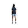 On Core Comfortable Versatile Lace-Up Three-Quarter Casual Shorts Women Shorts Light-Gray Blue 1WF11050732