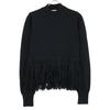CINOH [Good Condition] 23WKN505 Cotton Fringe Knit Sweater/ tops F blackUsed