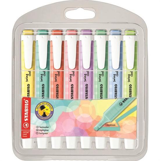Stabilo Swing Cool Pastel Highlighter Set / 8 Pcs / 275/8-08-1