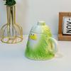 Creative and Quirky Cabbage Cup Abstract Bitter Gourd Mug for Friends Gifts for Couples Wealth Cup