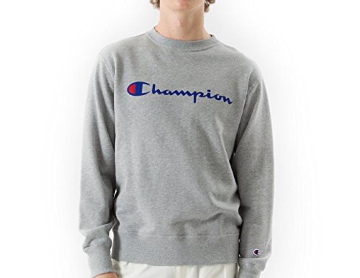 [Champion] Script Logo Crew Neck Sweatshirt Basic C3-H004 Men's C3-H004 Red XL (Equivalent to Japanese size XL)