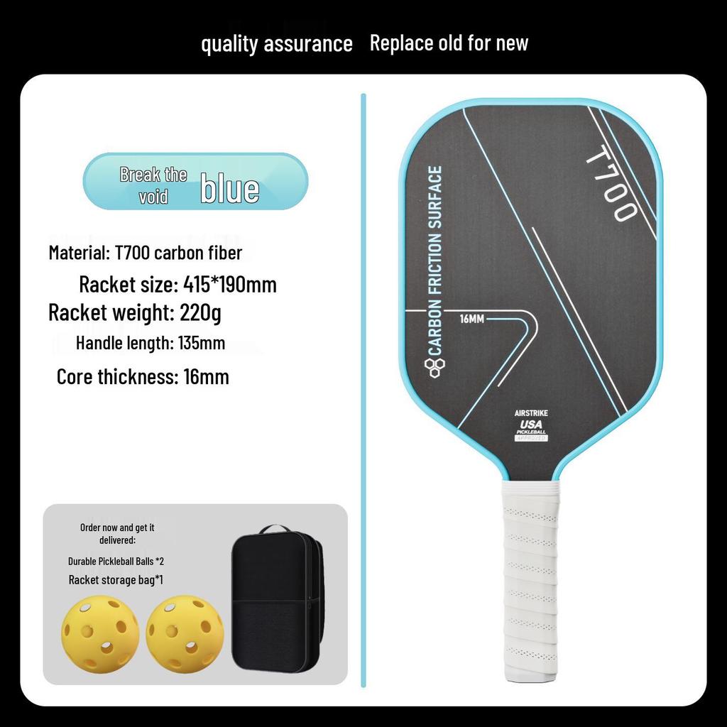 Carbon Fiber Pickleball Paddle Set for Adults & Children