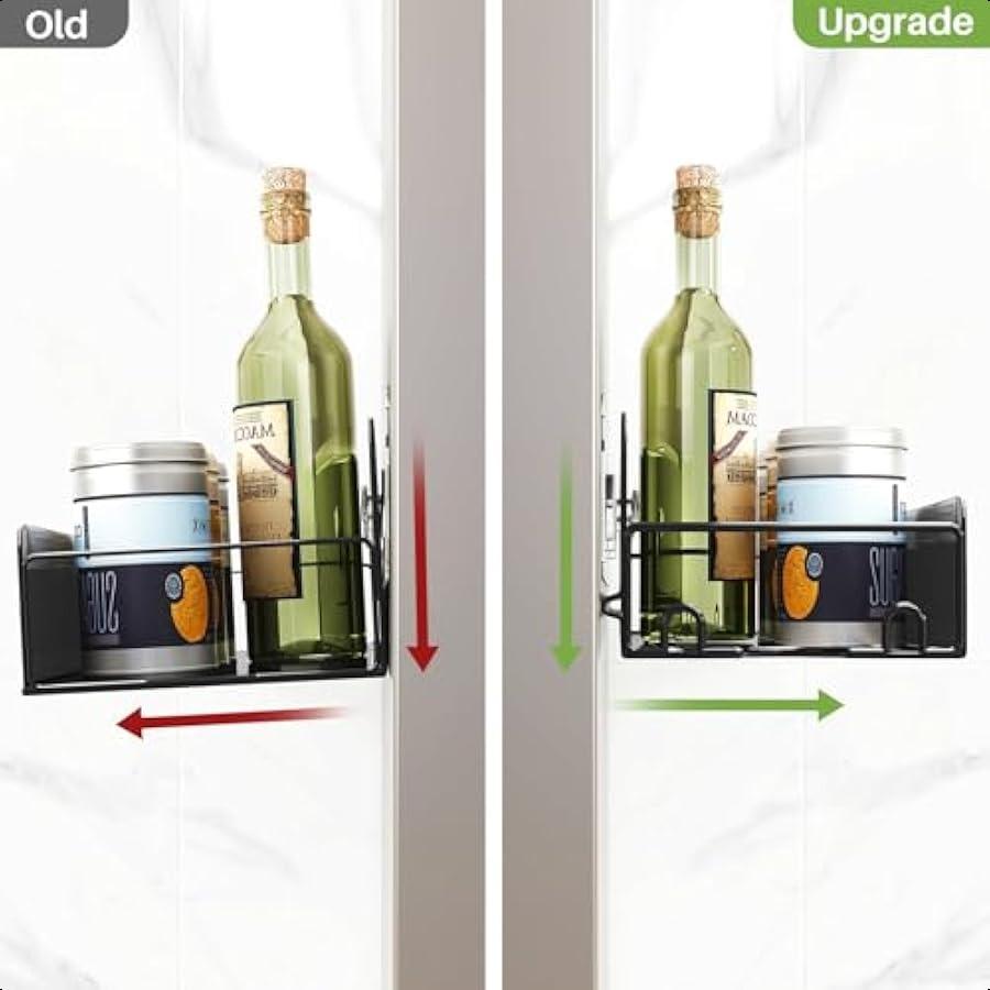 2 Pack Spice Rack Wall Mount for Home Kitchen Pantry Organizers and Storage