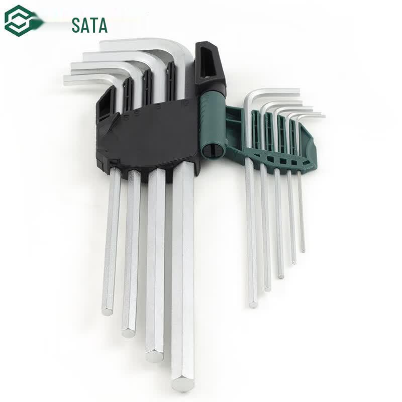 SATA Extra Long Flat Head Metric Allen Wrench Set
