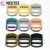 2/4/10Pcs Meetee 19/25/32/38mm Metal Adjustable Buckle Bag Straps Tri-Glide Clasp Webbing Connect Slider Buckles DIY Accessories