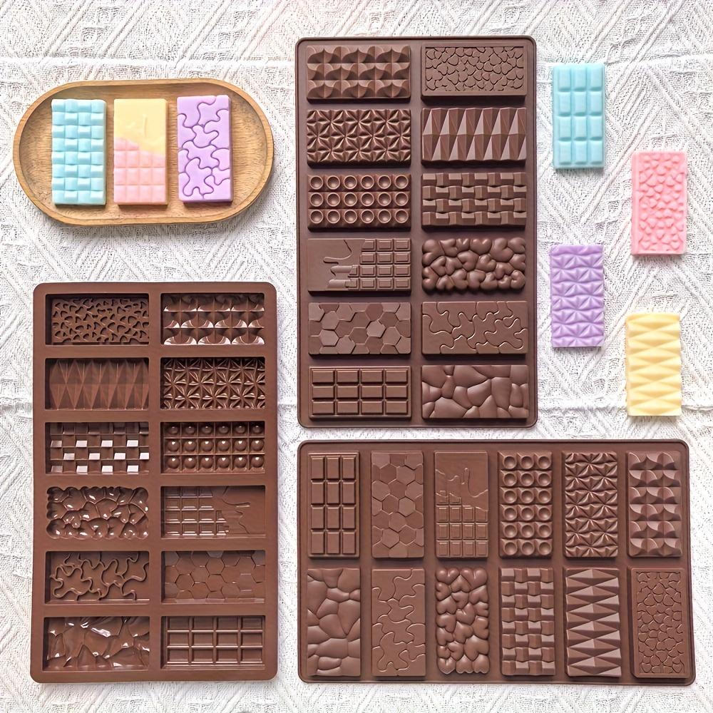 Set di 12 stampi in silicone per cioccolato per dolci, decorazioni per torte, biscotti, gelatine, budini Fai da te Antiaderente Riutilizzabile