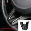 2PCS Aluminum Alloy Real Carbon Fiber Steering Wheel Shifter Paddle Cover Trim For Genesis G70 -2026 Car Supplies