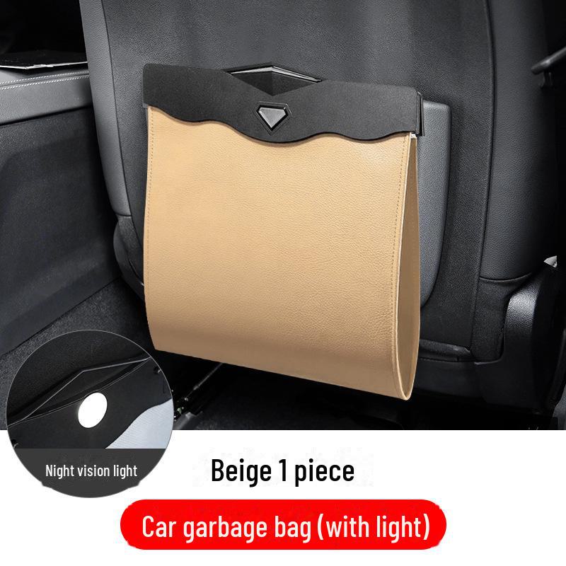 Hanging Foldable Car Trash Bag - Multifunctional Interior Accessory