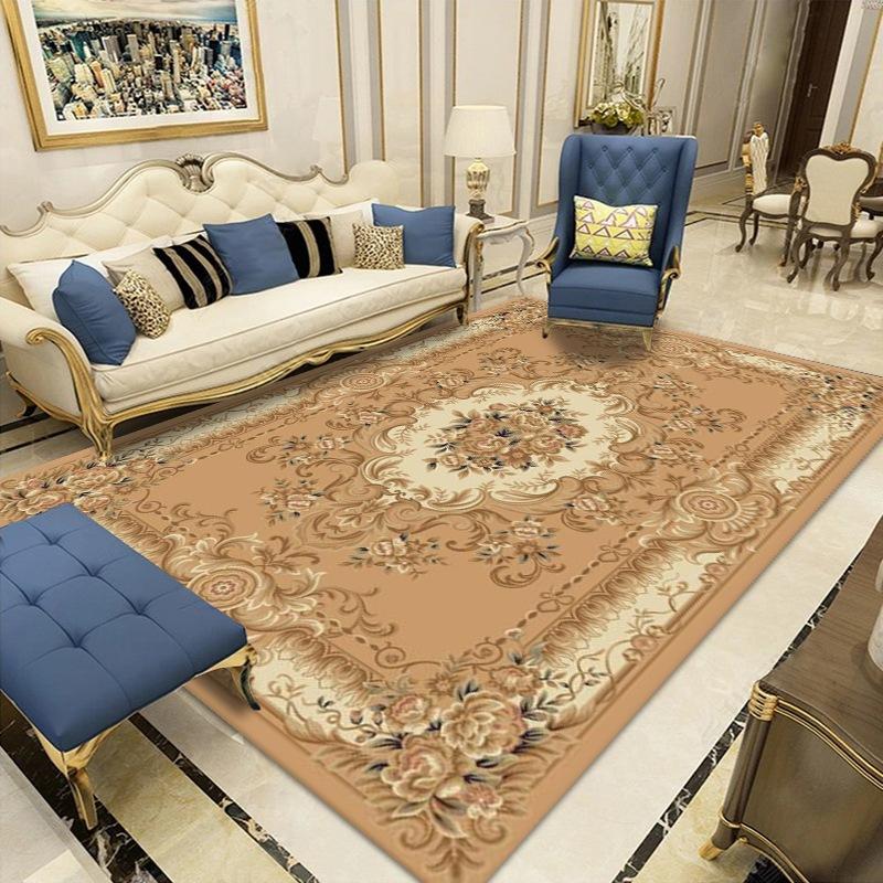 Printed Chinese Carpet, Classical Living Room Home Carpet, Bedroom Coffee Table Floor Mat Study Window Large Area Carpet