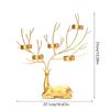 Iron Deer Candle Holder Christmas Decors Metal Wedding Candlesticks for Desk