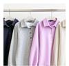 Rua Natural Collar Button Sweatshirt