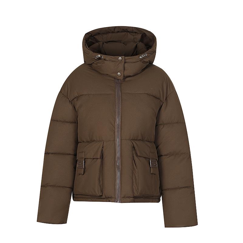 

Korean Style Hooded Cotton-Padded Jacket - 2024 Winter Fashion, Loose & Thickened Coat 2XL