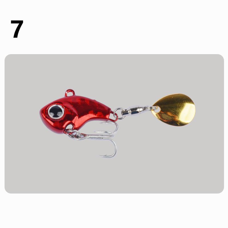 Long-Distance Casting Vib Lure: Rotating Sequin Cyclone for Sea Fishing & Perch
