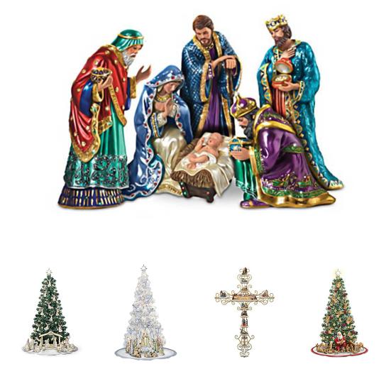 Wall Sticker Decorative Adhesive PVC Jesus Cross Santa Claus Christmas Tree Window