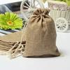 5Pcs Mini Rustic Burlap Bag Drawstring Wedding Party Favor Vintage Sack Pouch