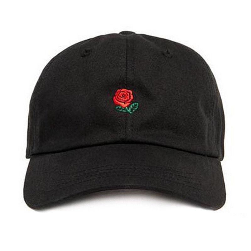 Cappellino da Baseball Snapback Premium Nuovo The Hundreds Dad Hat Ricamato con Fiore Rosa