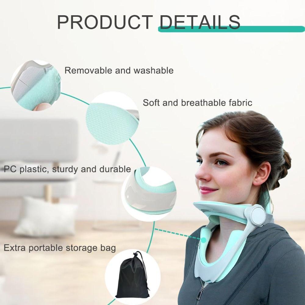 Posture Correction Cervical Neck Traction Device Adjustable Neck Stretcher